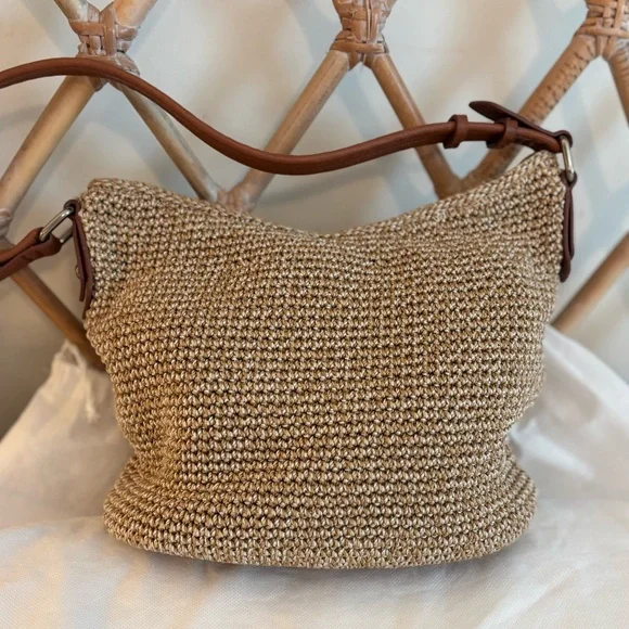 the sak Perfect Woven Tan Shoulder Bag - Picture 3 of 6
